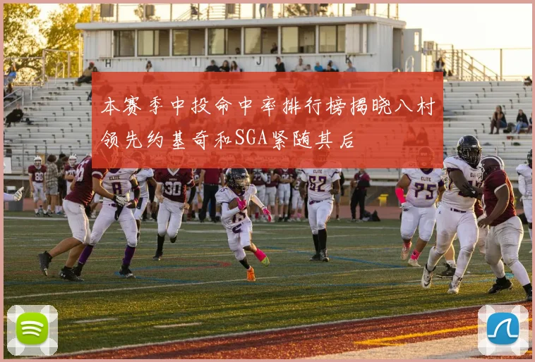 本赛季中投命中率排行榜揭晓八村领先约基奇和SGA紧随其后